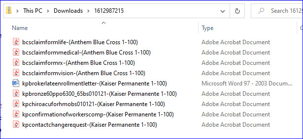 Zip Folder screenshot