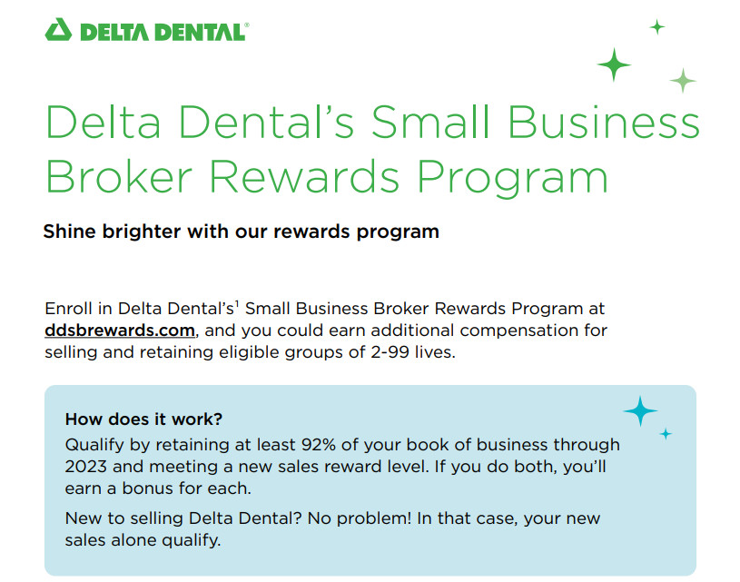 Delta Dental 2023 Broker Rewards Program
