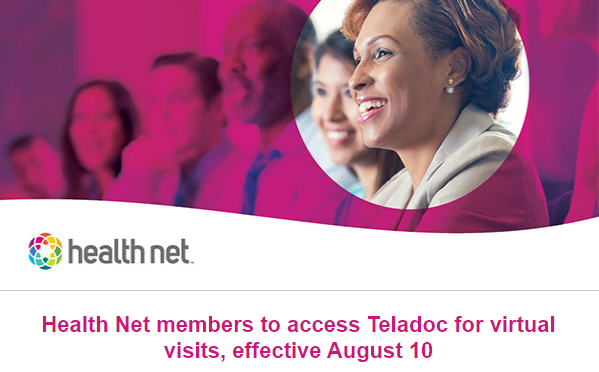 Health Net Members to Access Teladoc for Virtual Visits, Effective August 10, 2023