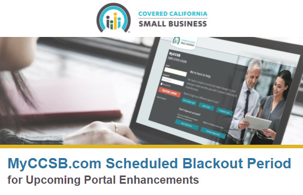 MyCCSB.com Scheduled Blackout Period for Upcoming Plan Enhancements
