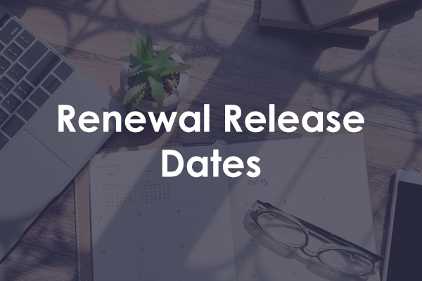 Q4 2023 Small Group Medical Renewal Release Dates